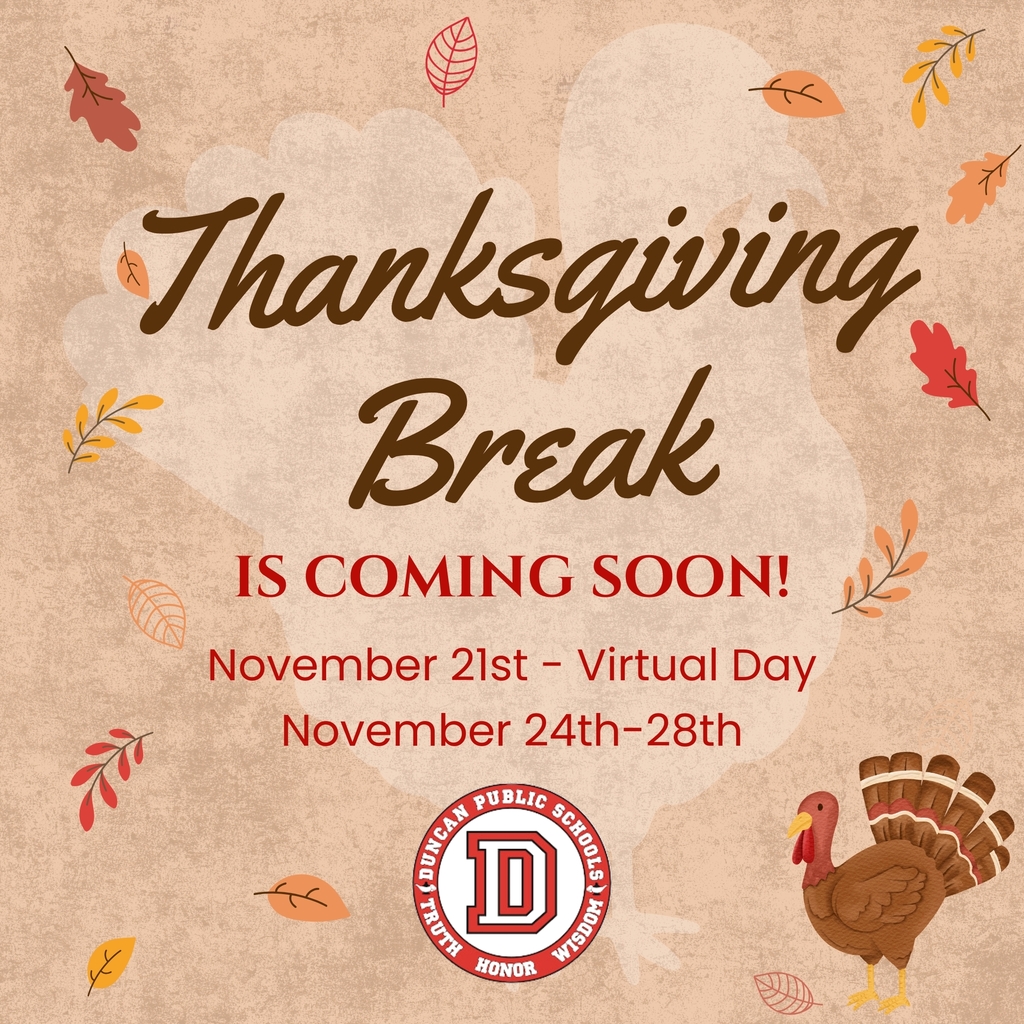 thanksgiving break reminder