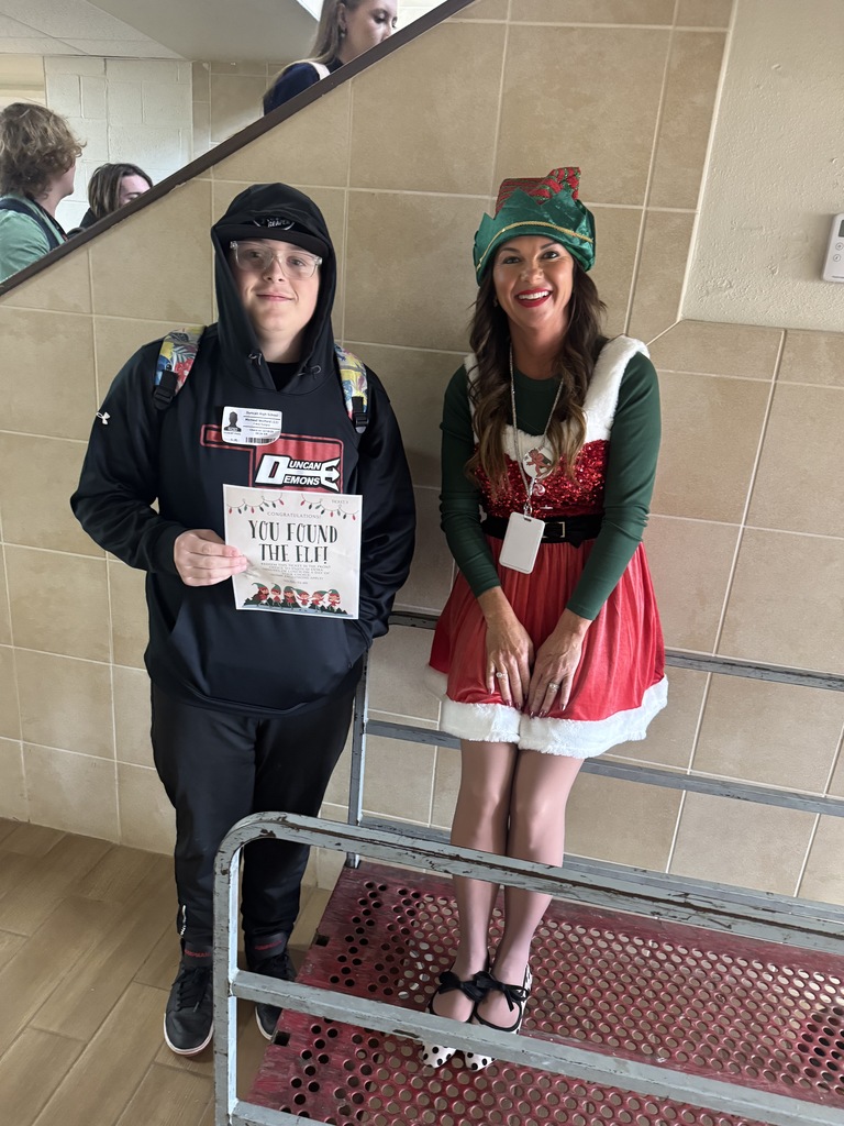 Mrs. Elroy on a vending machine 