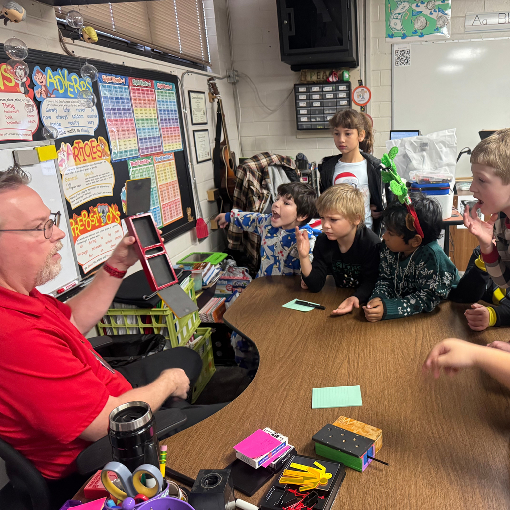 students watching magic show