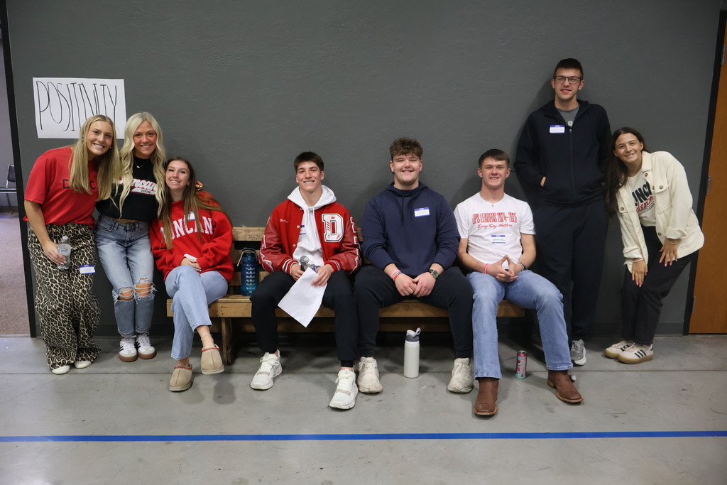 high school students smiling