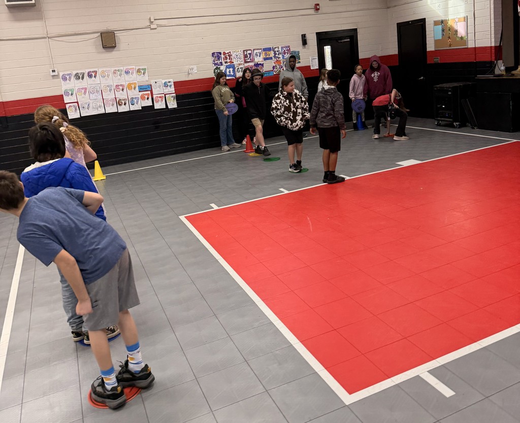 students playing a game