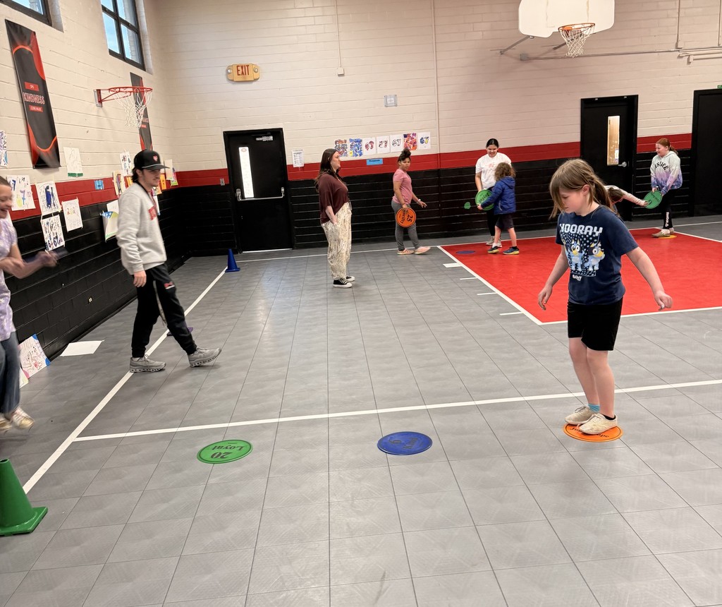 students playing a game