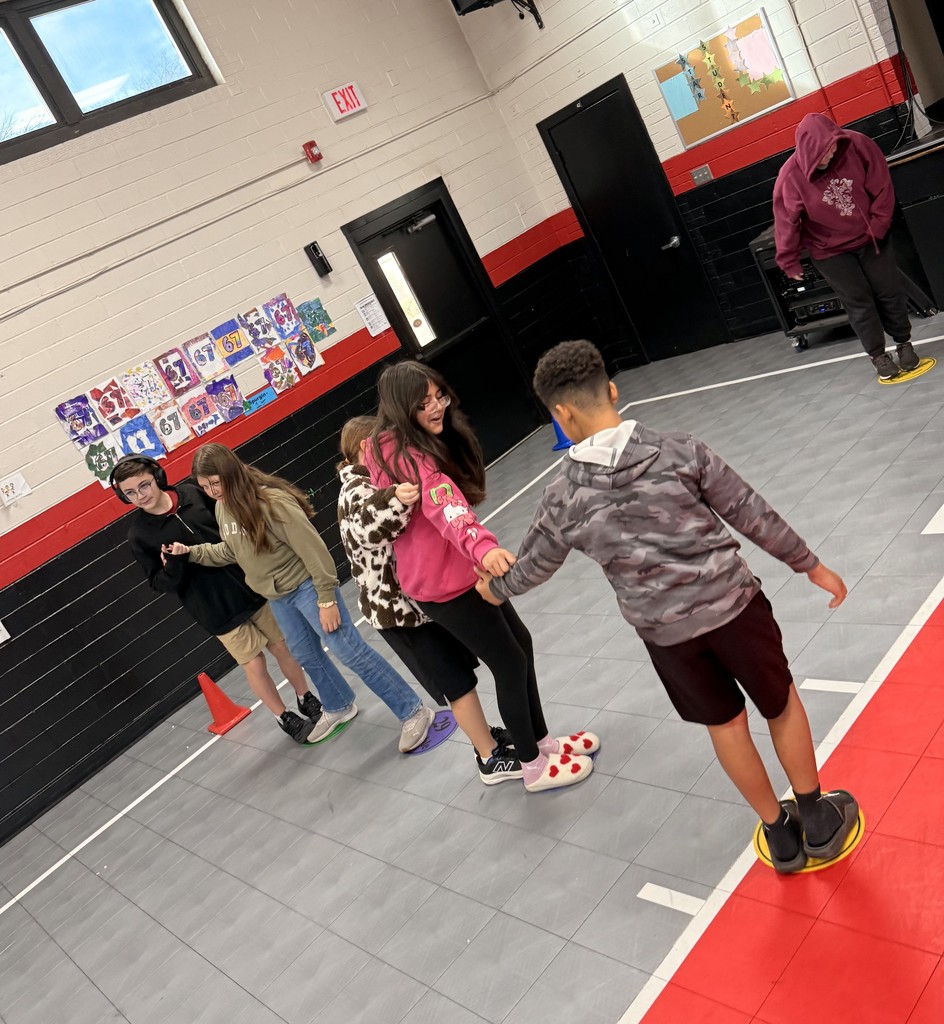 students playing a game