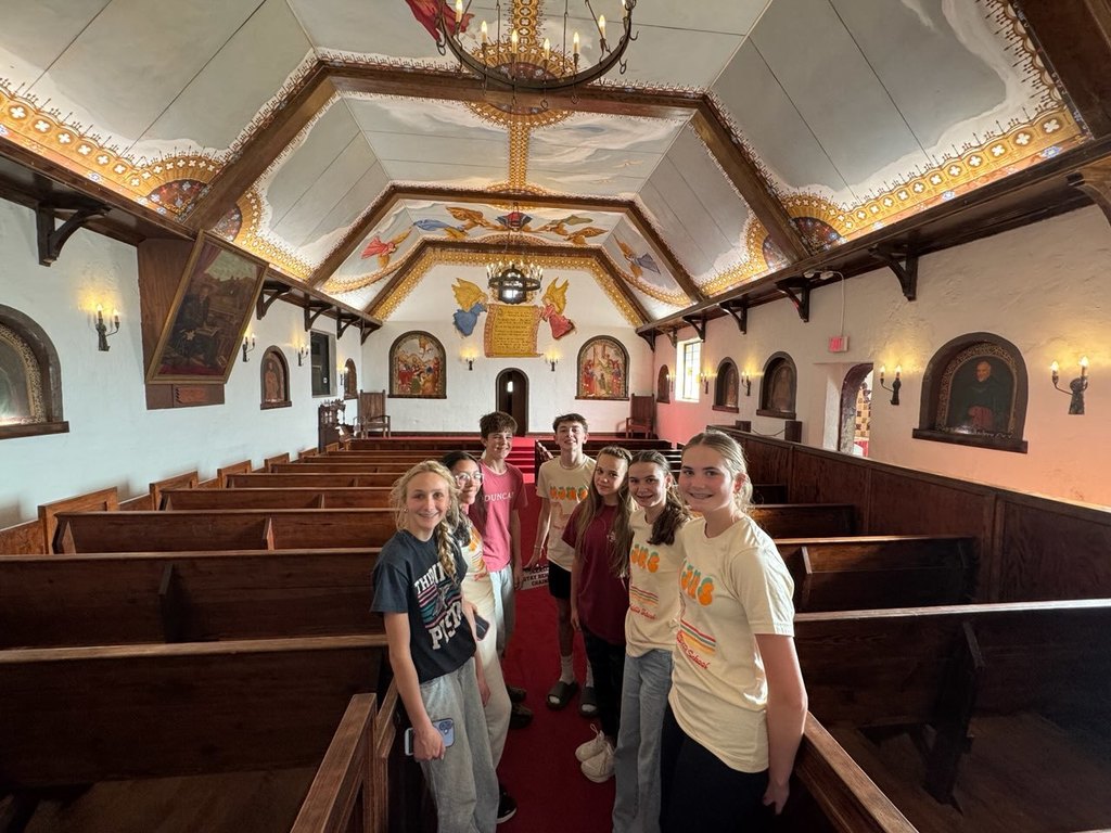 students on field trip