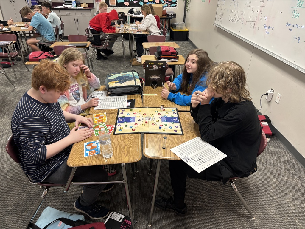 students doing math activity 