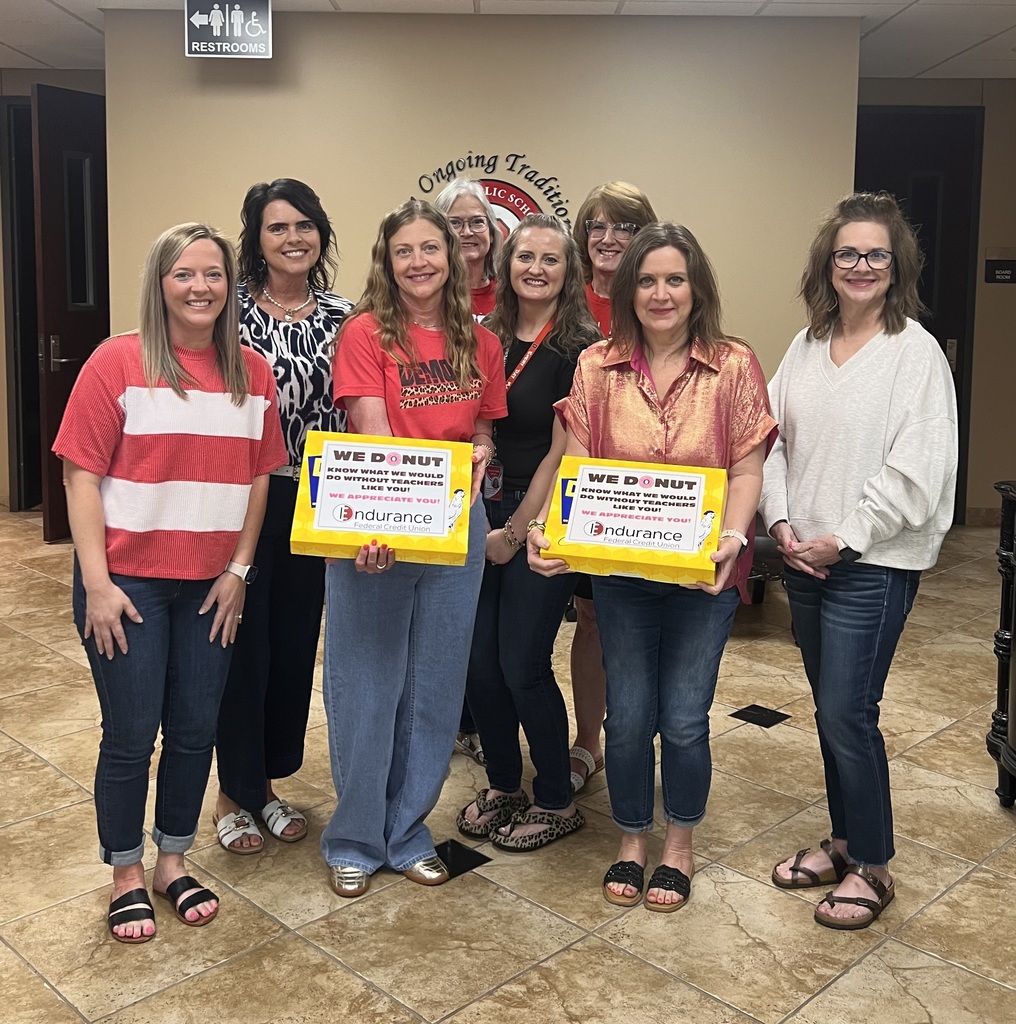 Thank You, Endurance Federal Credit Union! 🍩💙  We want to give a huge shout-out to Endurance Federal Credit Union for providing donuts for our staff during testing!  Your generosity and support mean so much to us. Thank you for fueling our team and showing your appreciation for all the hard work that goes into supporting our students during testing season!