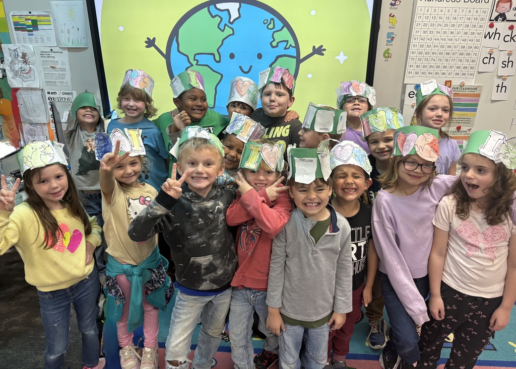 students celebrating earth day 
