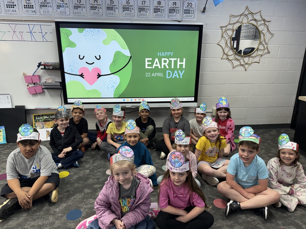 students celebrating earth day 