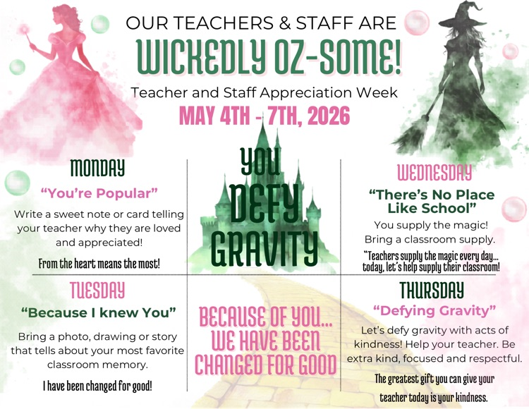Teacher Appreciation Week next week🍎✨