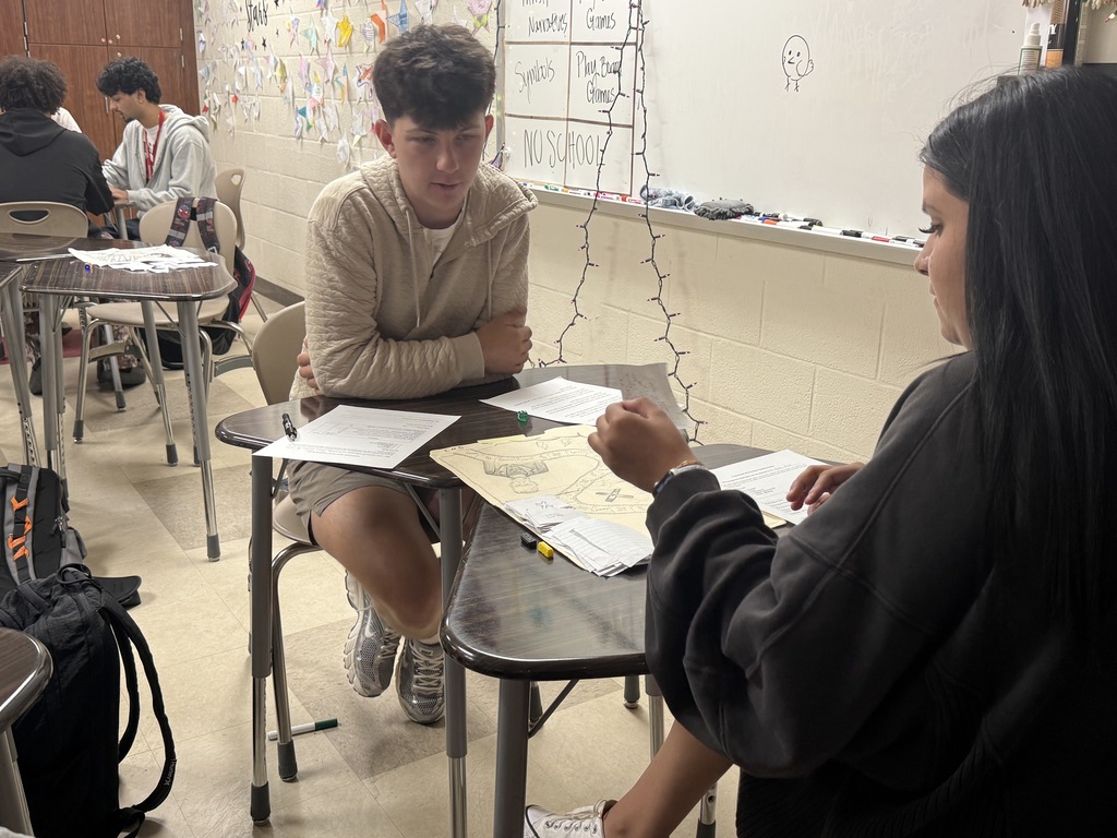 students playing game
