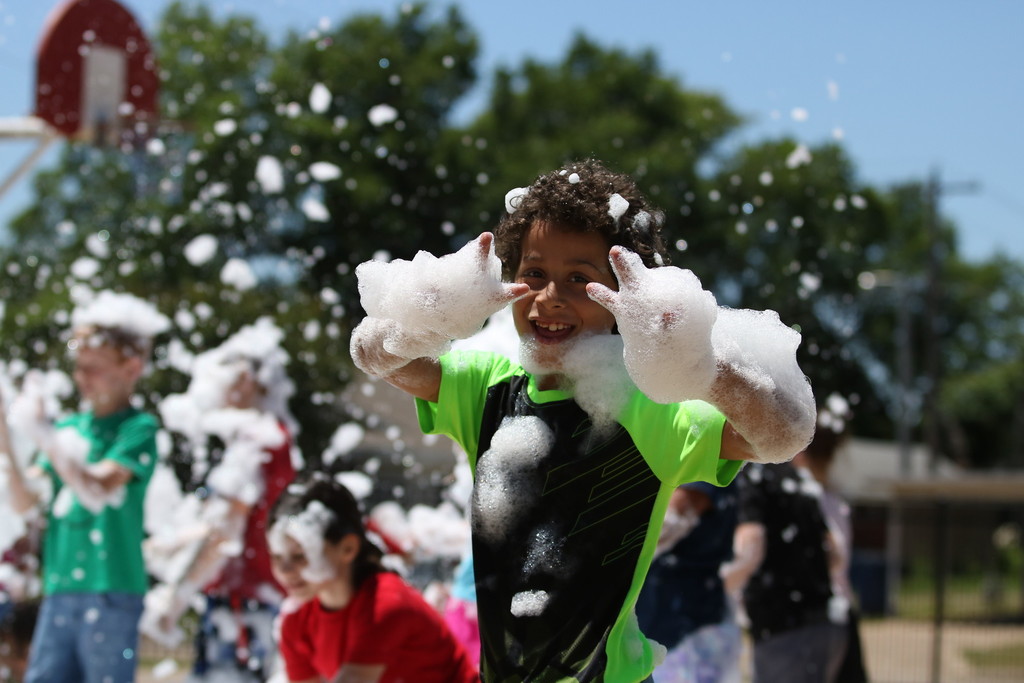student foam party