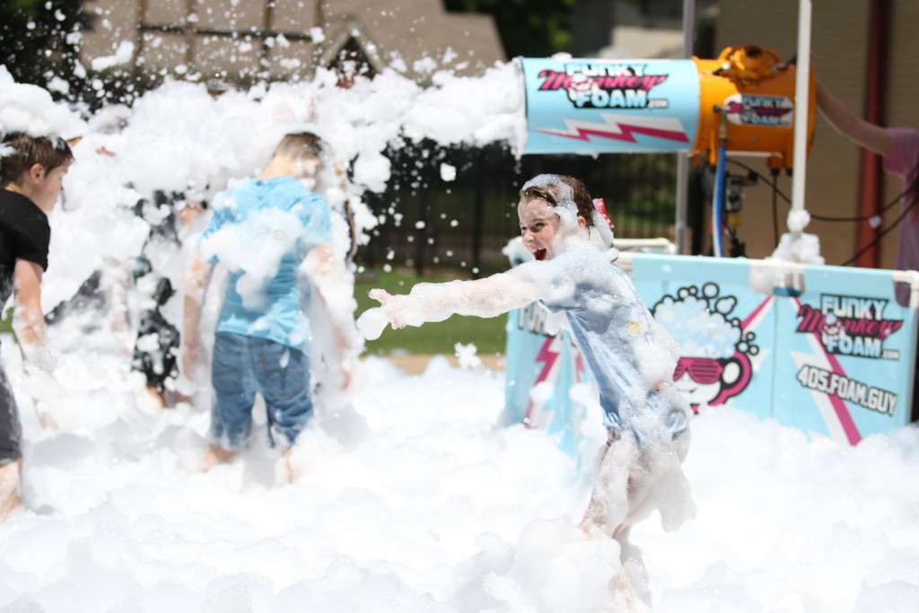 student foam party