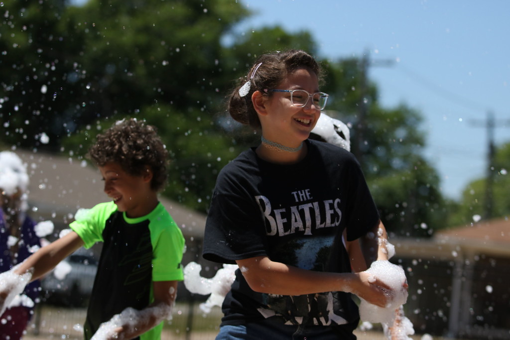 student foam party