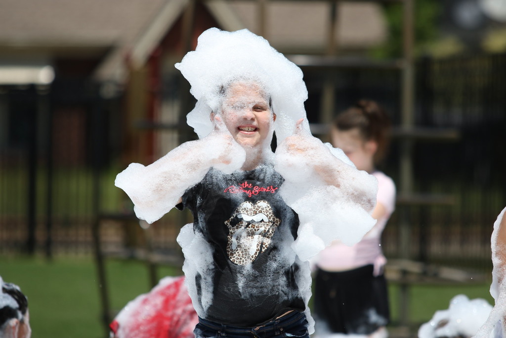 student foam party