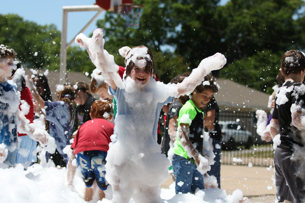 student foam party