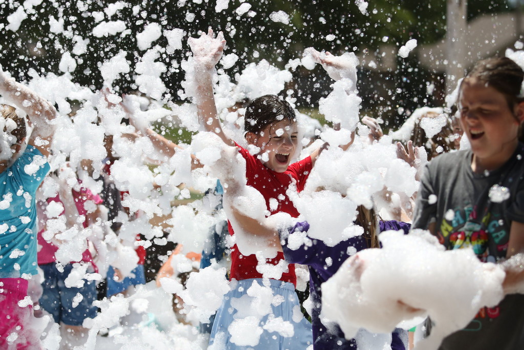 student foam party