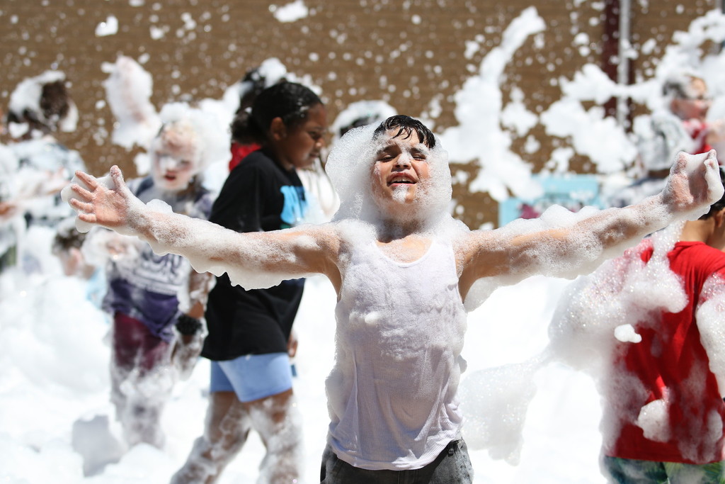 student foam party