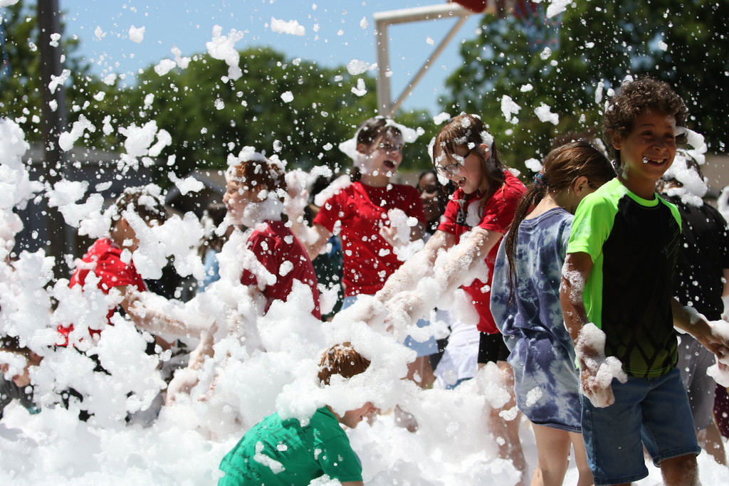 student foam party