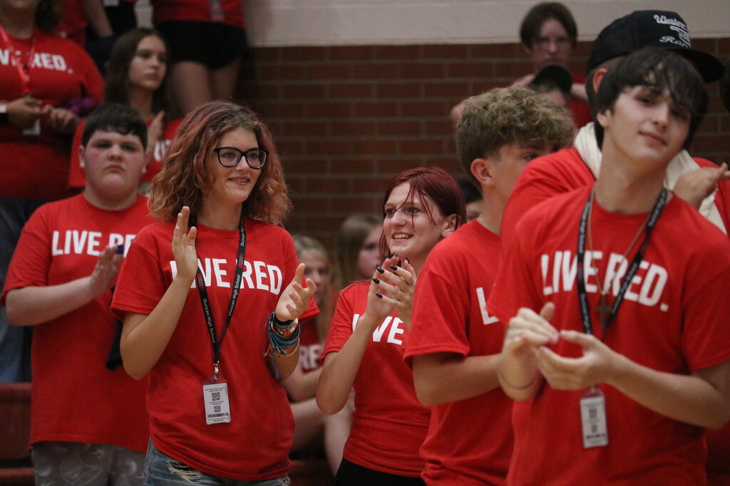 students smiling