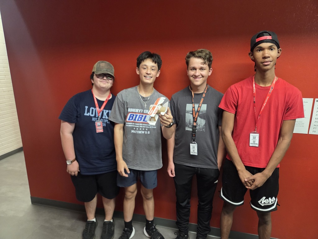 students smiling - finished product - aviation class
