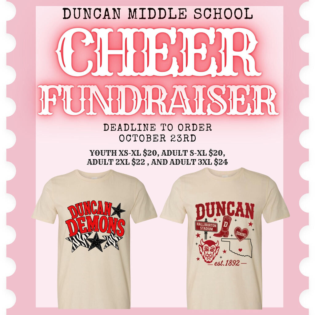 DMS Cheer Fundraiser Shirts