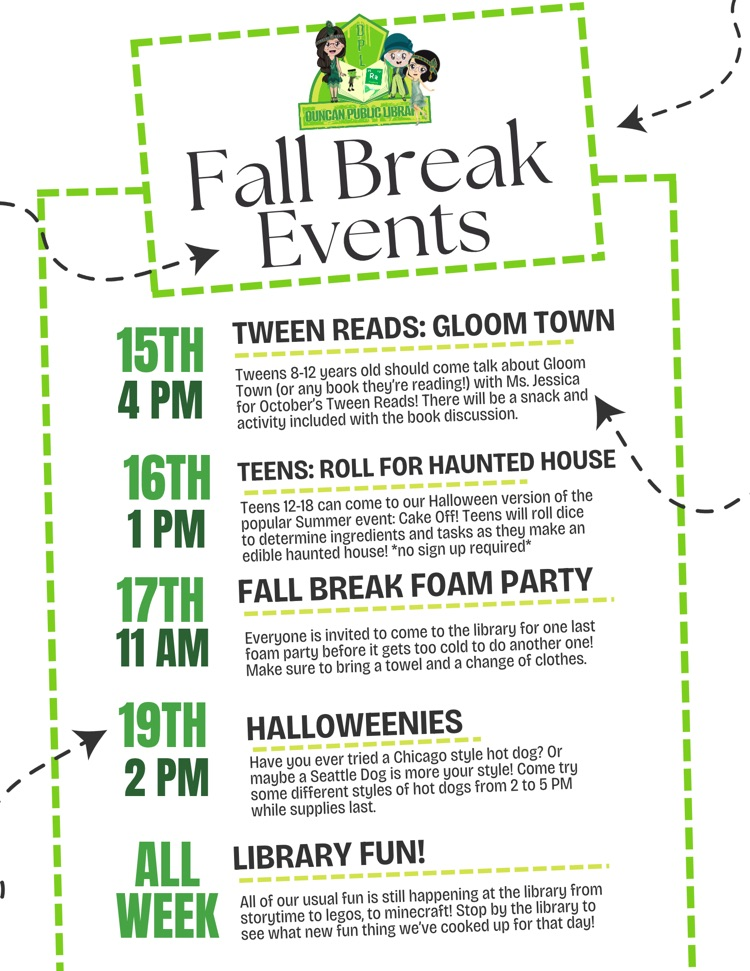 Fall Break Events!