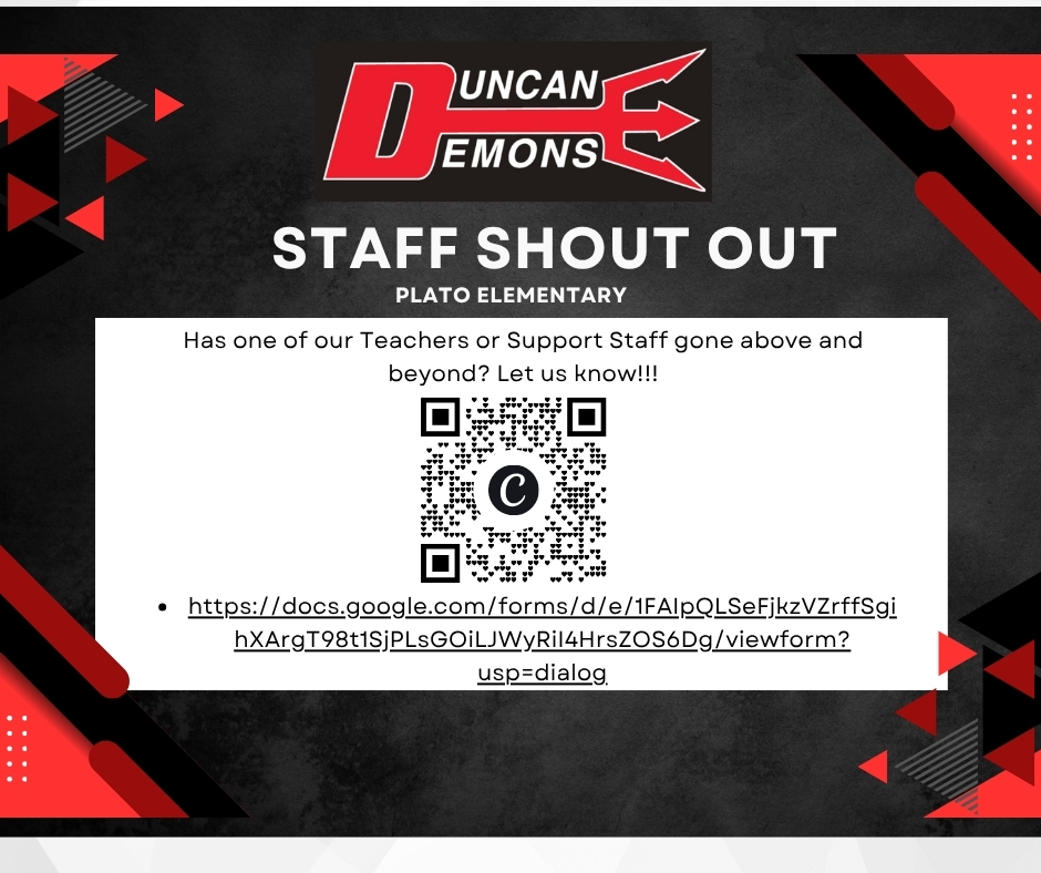 Teachers or Support Staff shout out