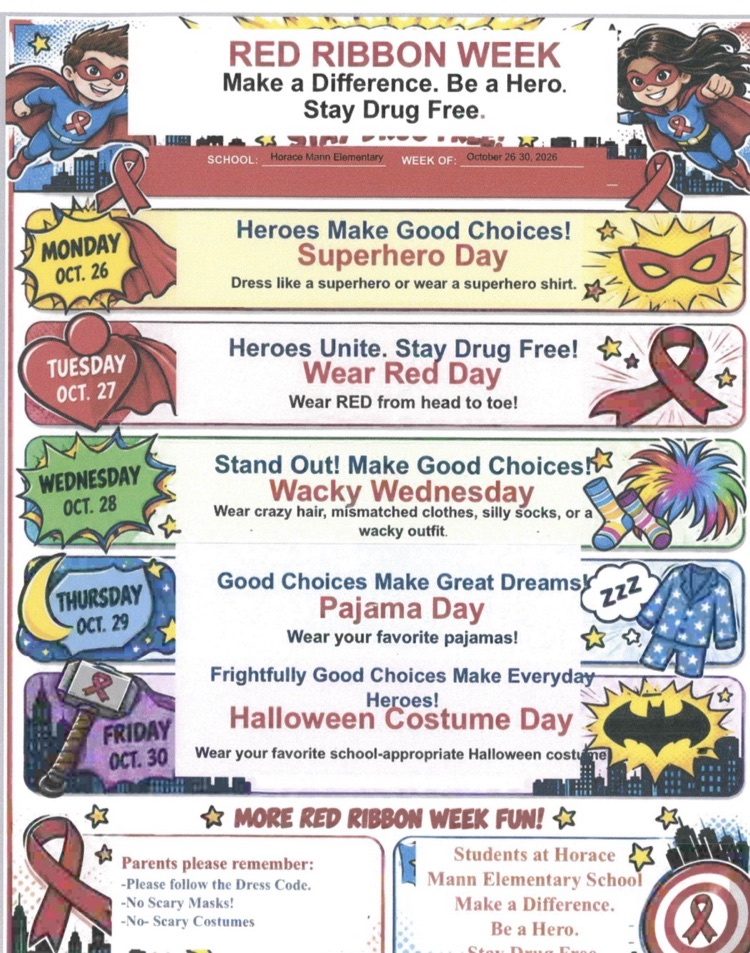 Red Ribbon Week!