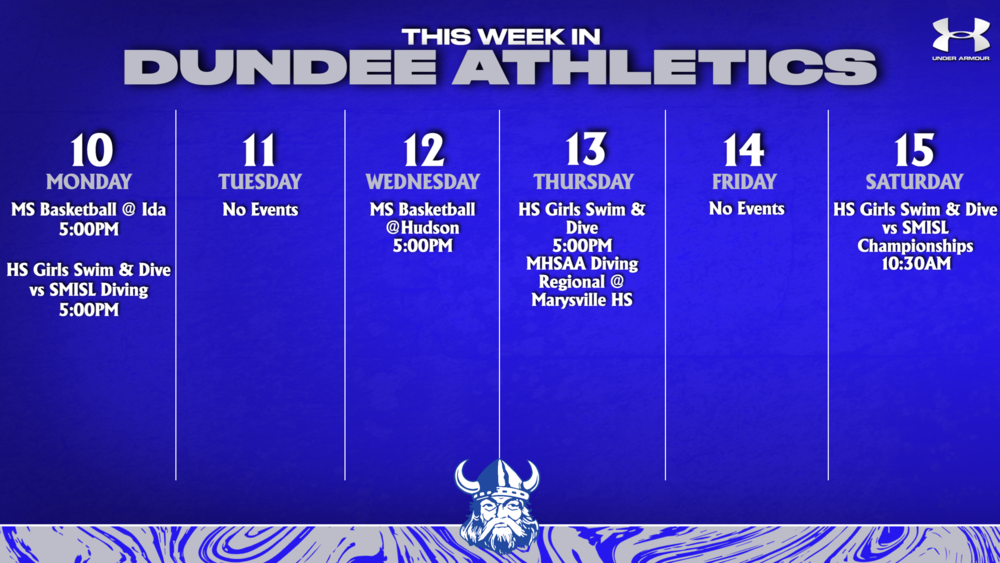 This Week in Dundee Athletics - 11/10 Week