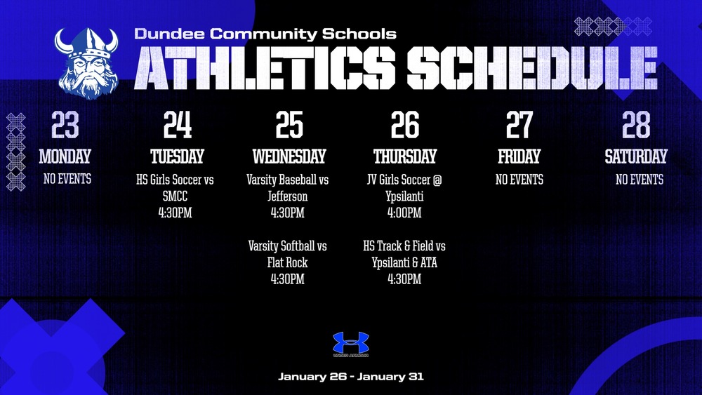 This Week in Dundee Athletics - 3/23