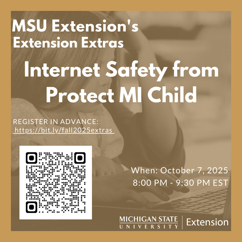 MSU Extension's Internet Safety QR Code