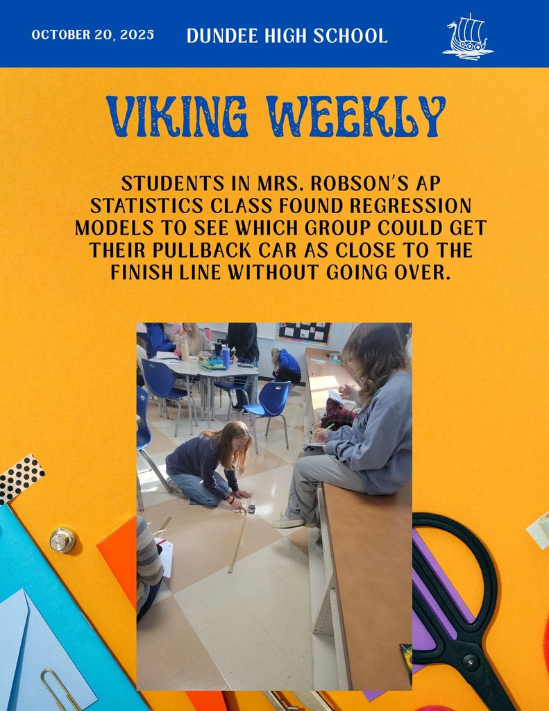 Photo of AP Stat Students doing a class project