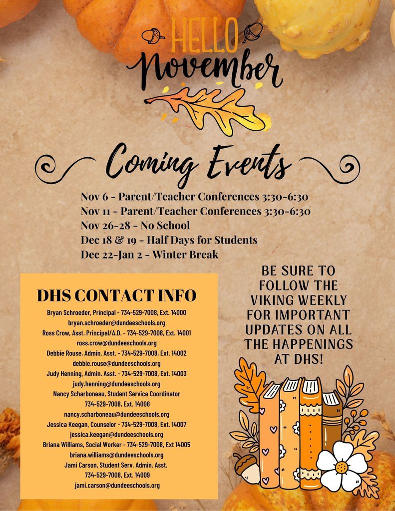 Image of Coming Events Info