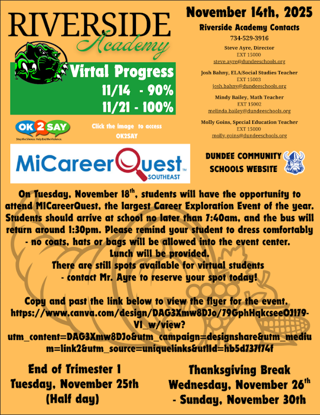 RA Weekly Newsletter 11/14/25
