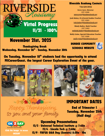Riverside Weekly Newsletter 11/21/25