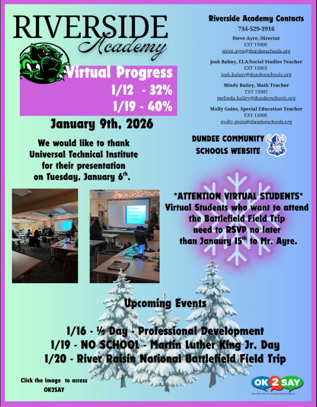 RA Weekly Newsletter 1/9/26