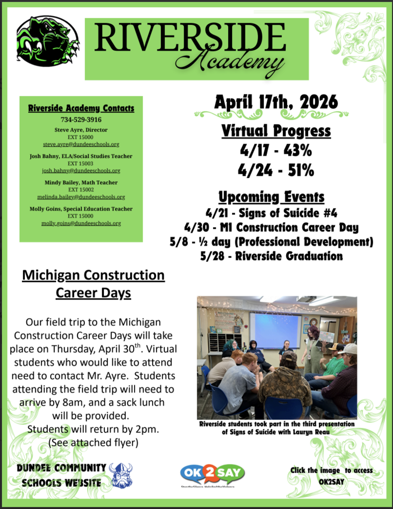 RA Weekly Newsletter 4/17