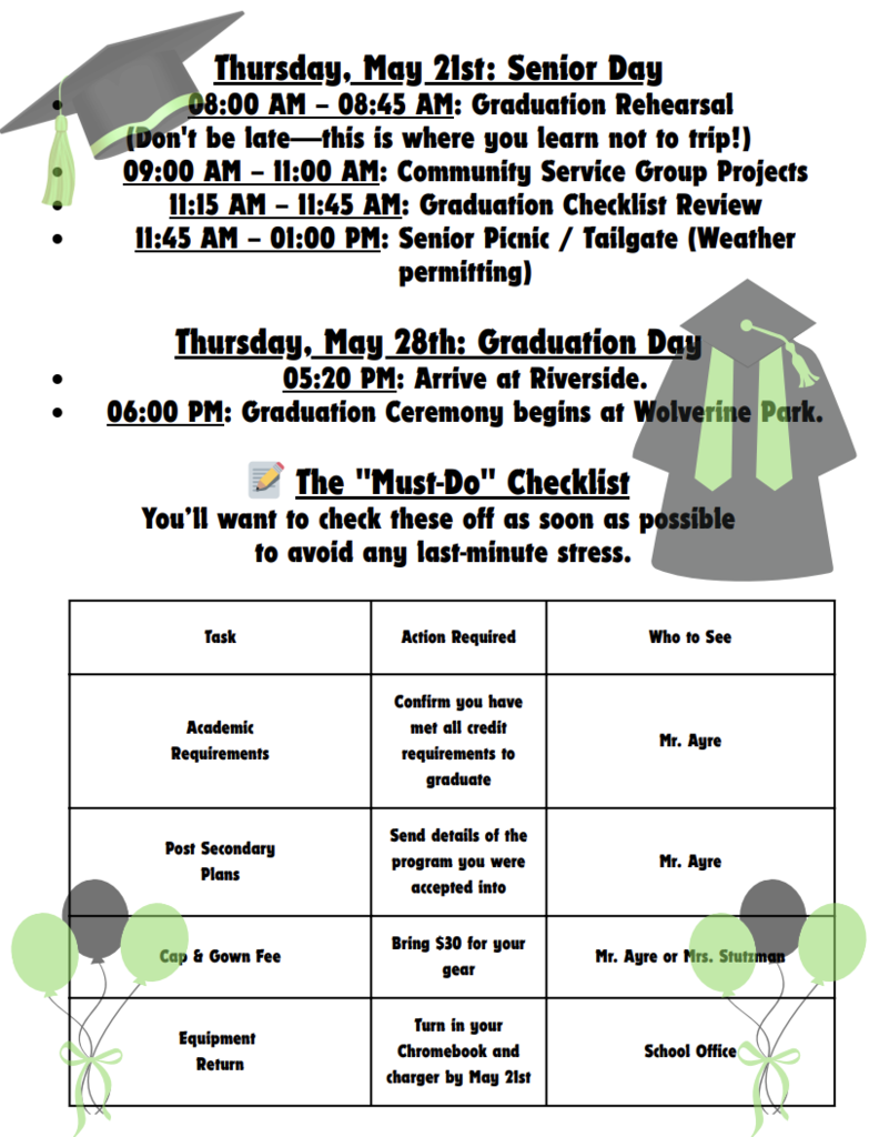 Reminders for Seniors