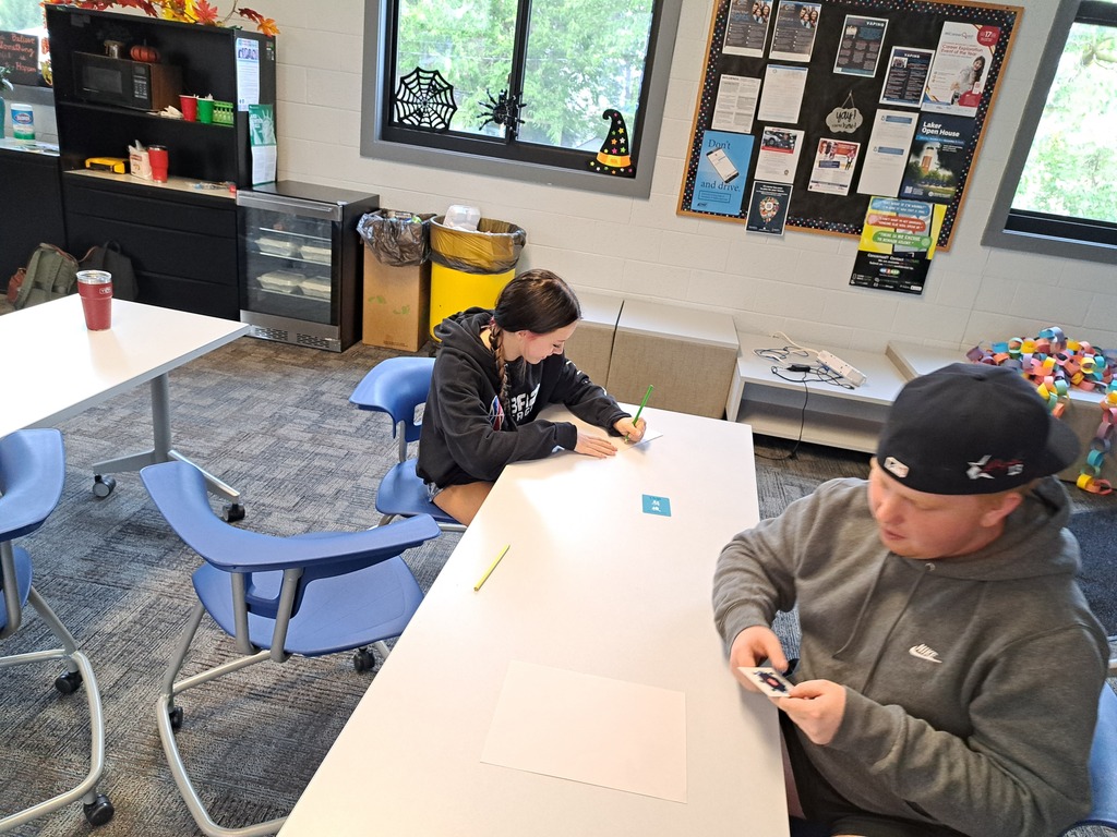 More fun with Adventure today, as our students worked with a partner on a challenge emphasizing communication!