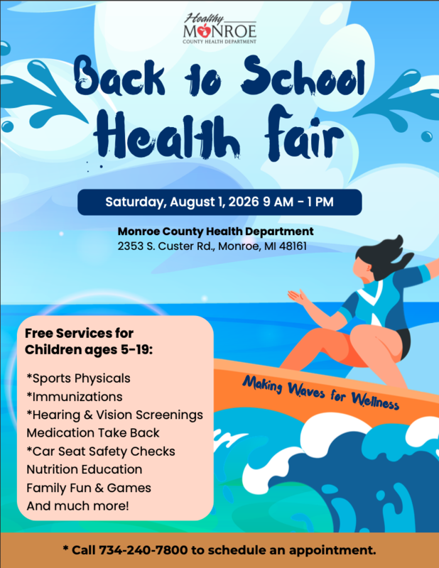 Health Fair flyer - All text copied in body of post