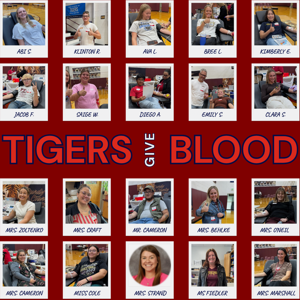 Tigers give blood
