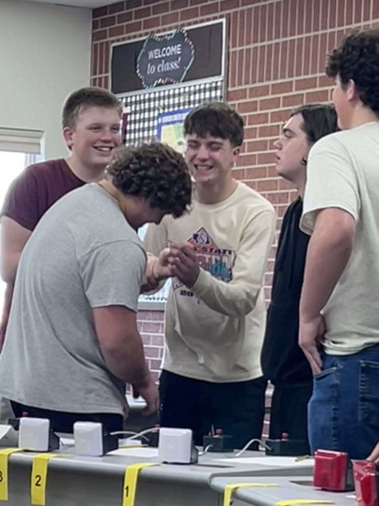 The quiz bowl team enjoyed some comical moments during the bonus question debates