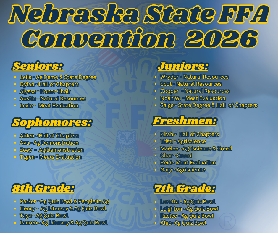 State FFA Qualifiers