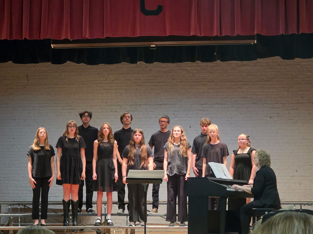 Junior High choir group