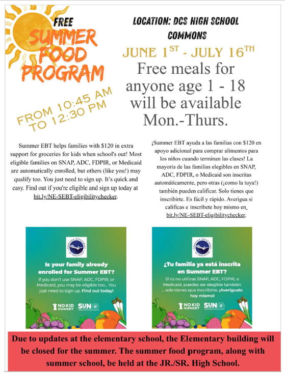 Summer Meal Program