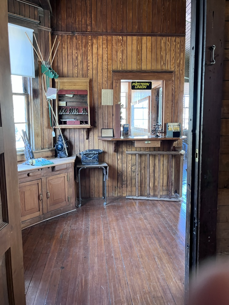 the old train station
