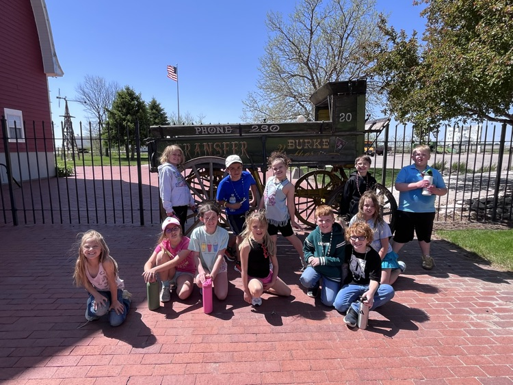 picture in front of a wagon