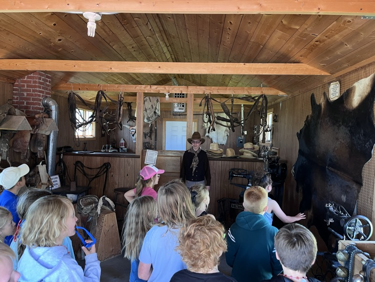 visiting the saddle shop