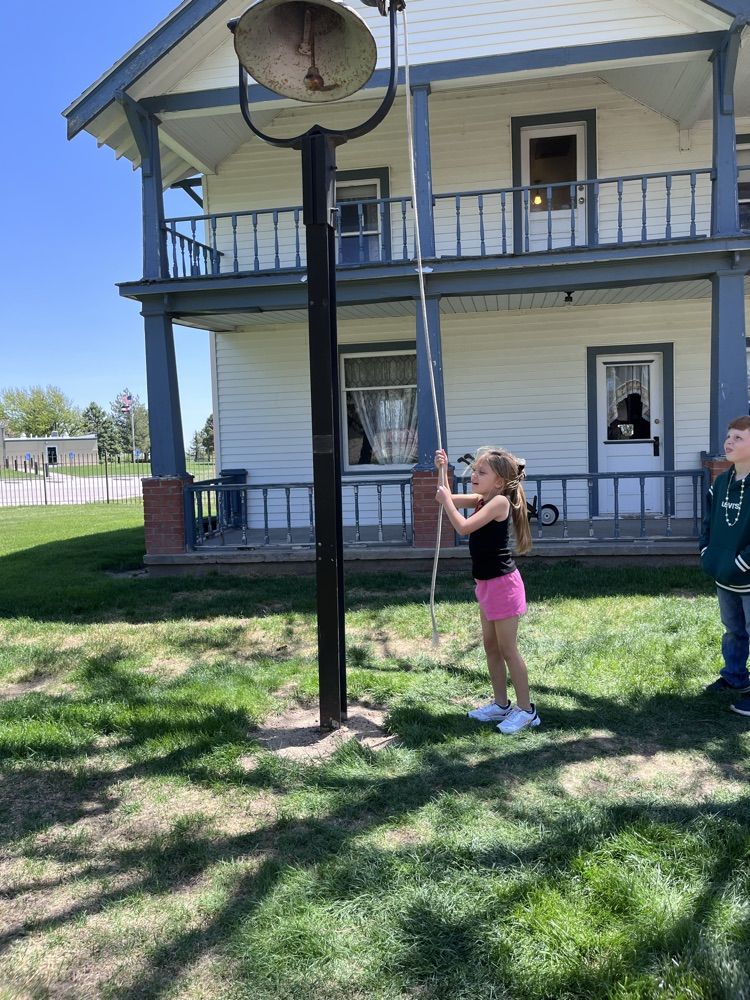 ringing the old school bell 