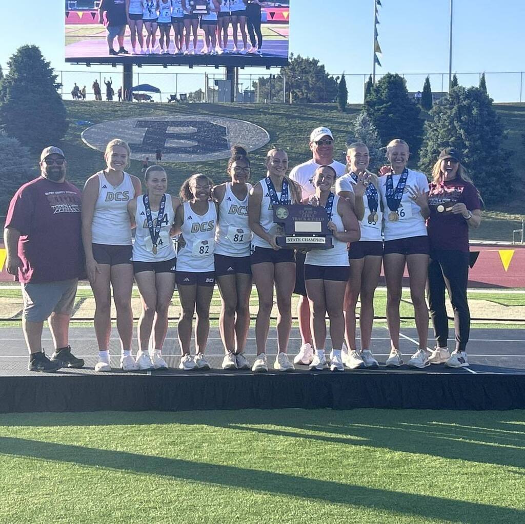 Girls team at state